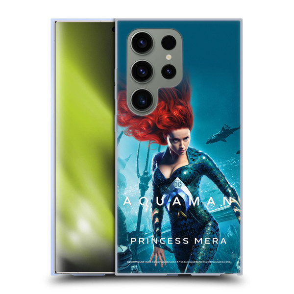 Aquaman Movie Posters Princess Mera Soft Gel Case for Samsung Galaxy S24 Ultra 5G