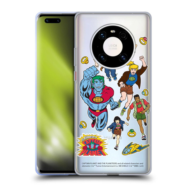 Captain Planet And The Planeteers Graphics Planeteers Soft Gel Case for Huawei Mate 40 Pro 5G