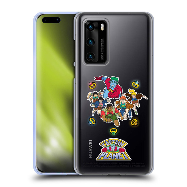 Captain Planet And The Planeteers Graphics Character Art Soft Gel Case for Huawei P40 5G
