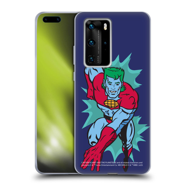 Captain Planet And The Planeteers Graphics Halftone Soft Gel Case for Huawei P40 Pro / P40 Pro Plus 5G