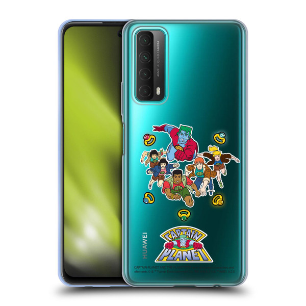 Captain Planet And The Planeteers Graphics Character Art Soft Gel Case for Huawei P Smart (2021)