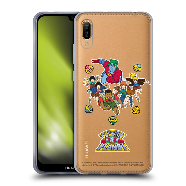 Captain Planet And The Planeteers Graphics Character Art Soft Gel Case for Huawei Y6 Pro (2019)