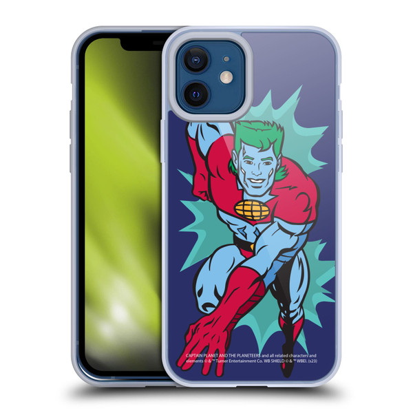Captain Planet And The Planeteers Graphics Halftone Soft Gel Case for Apple iPhone 12 / iPhone 12 Pro