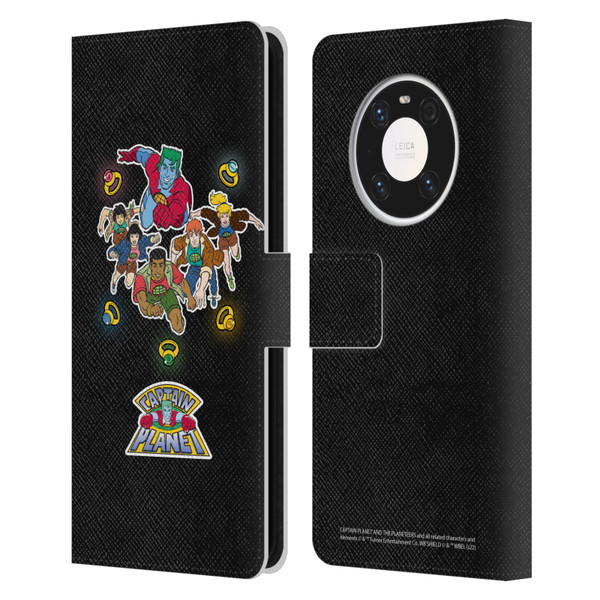 Captain Planet And The Planeteers Graphics Character Art Leather Book Wallet Case Cover For Huawei Mate 40 Pro 5G