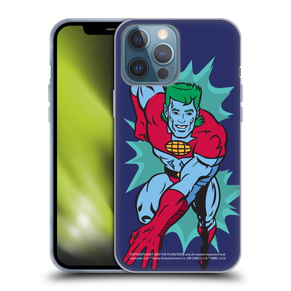 Captain Planet And The Planeteers Graphics Halftone Soft Gel Case for Apple iPhone 13 Pro Max