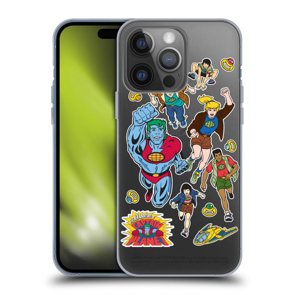 Captain Planet And The Planeteers Graphics Planeteers Soft Gel Case for Apple iPhone 14 Pro