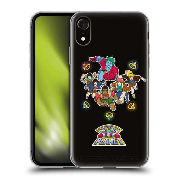 Captain Planet And The Planeteers Graphics Character Art Soft Gel Case for Apple iPhone XR