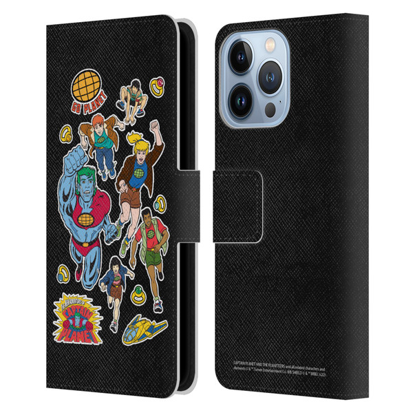Captain Planet And The Planeteers Graphics Planeteers Leather Book Wallet Case Cover For Apple iPhone 13 Pro