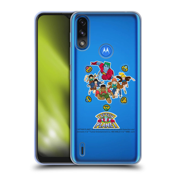 Captain Planet And The Planeteers Graphics Character Art Soft Gel Case for Motorola Moto E7 Power / Moto E7i Power