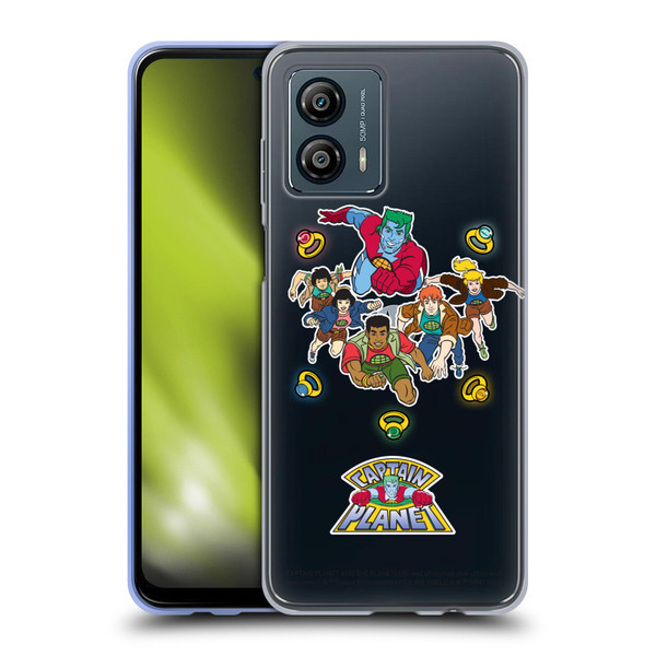 Captain Planet And The Planeteers Graphics Character Art Soft Gel Case for Motorola Moto G53 5G
