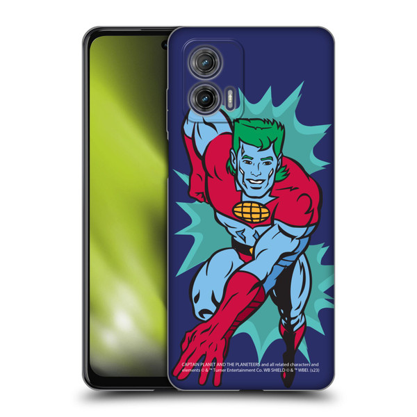 Captain Planet And The Planeteers Graphics Halftone Soft Gel Case for Motorola Moto G73 5G