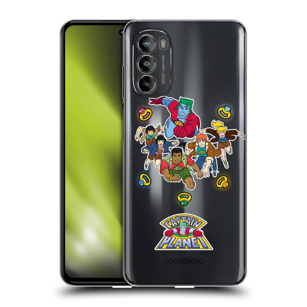 Captain Planet And The Planeteers Graphics Character Art Soft Gel Case for Motorola Moto G82 5G