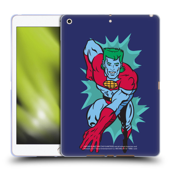 Captain Planet And The Planeteers Graphics Halftone Soft Gel Case for Apple iPad 10.2 2019/2020/2021