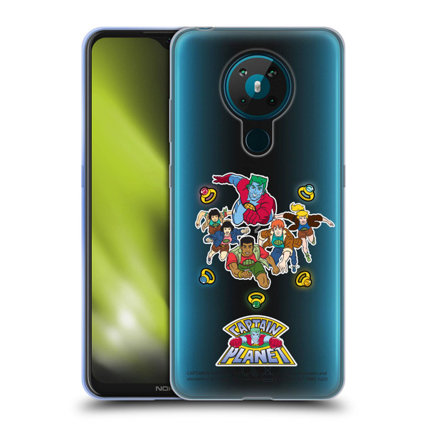 Captain Planet And The Planeteers Graphics Character Art Soft Gel Case for Nokia 5.3
