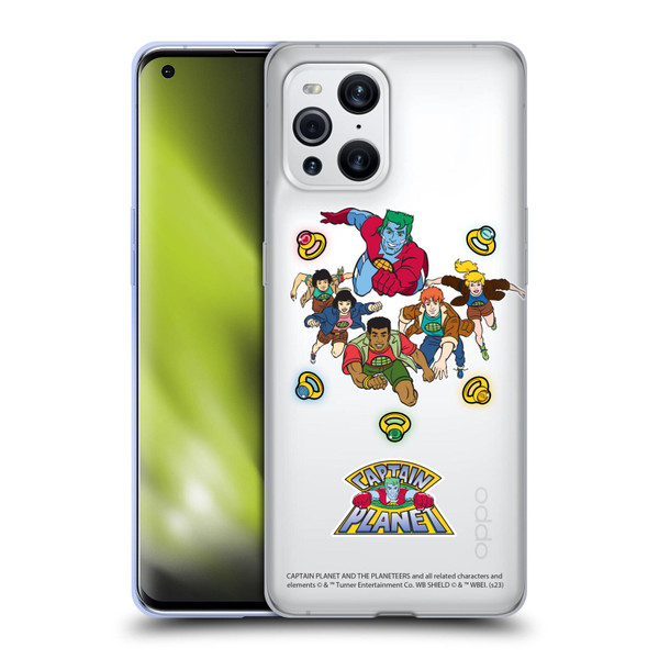 Captain Planet And The Planeteers Graphics Character Art Soft Gel Case for OPPO Find X3 / Pro