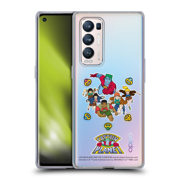 Captain Planet And The Planeteers Graphics Character Art Soft Gel Case for OPPO Find X3 Neo / Reno5 Pro+ 5G