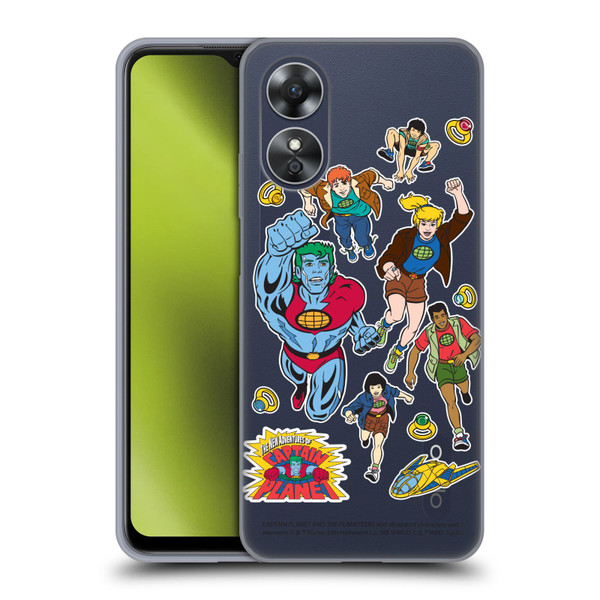 Captain Planet And The Planeteers Graphics Planeteers Soft Gel Case for OPPO A17