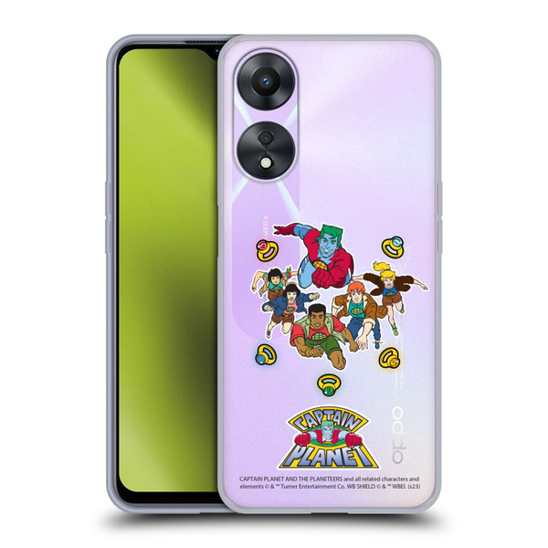 Captain Planet And The Planeteers Graphics Character Art Soft Gel Case for OPPO A78 5G