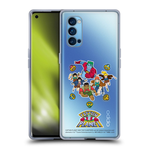 Captain Planet And The Planeteers Graphics Character Art Soft Gel Case for OPPO Reno 4 Pro 5G
