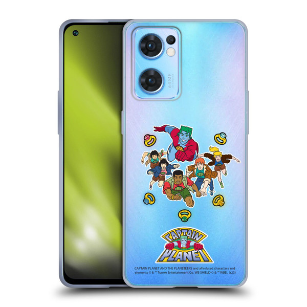 Captain Planet And The Planeteers Graphics Character Art Soft Gel Case for OPPO Reno7 5G / Find X5 Lite