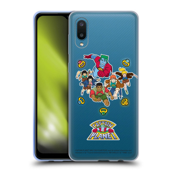 Captain Planet And The Planeteers Graphics Character Art Soft Gel Case for Samsung Galaxy A02/M02 (2021)