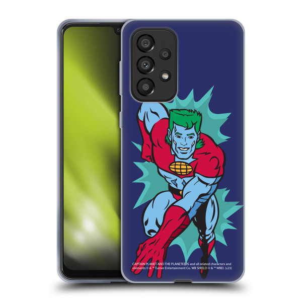 Captain Planet And The Planeteers Graphics Halftone Soft Gel Case for Samsung Galaxy A33 5G (2022)