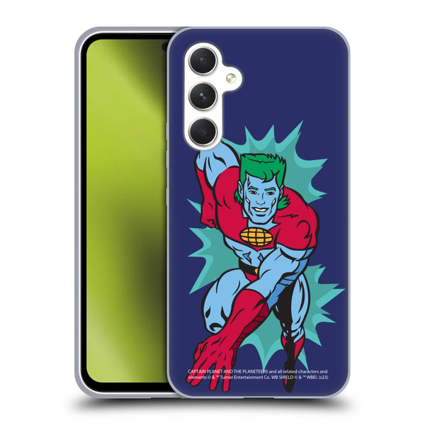 Captain Planet And The Planeteers Graphics Halftone Soft Gel Case for Samsung Galaxy A54 5G