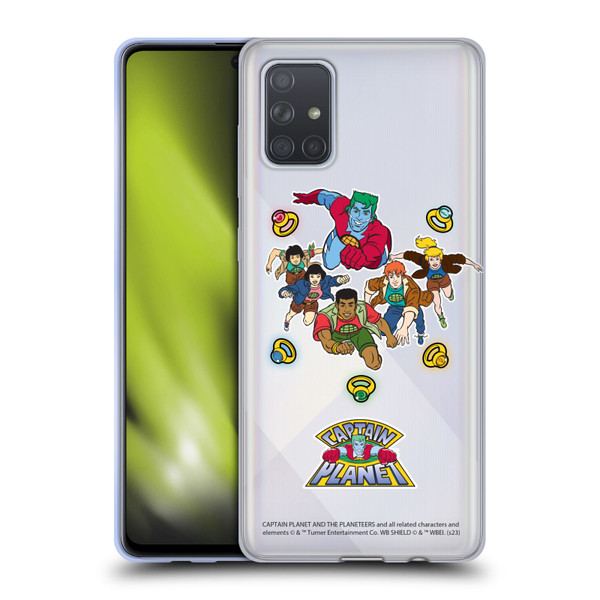 Captain Planet And The Planeteers Graphics Character Art Soft Gel Case for Samsung Galaxy A71 (2019)