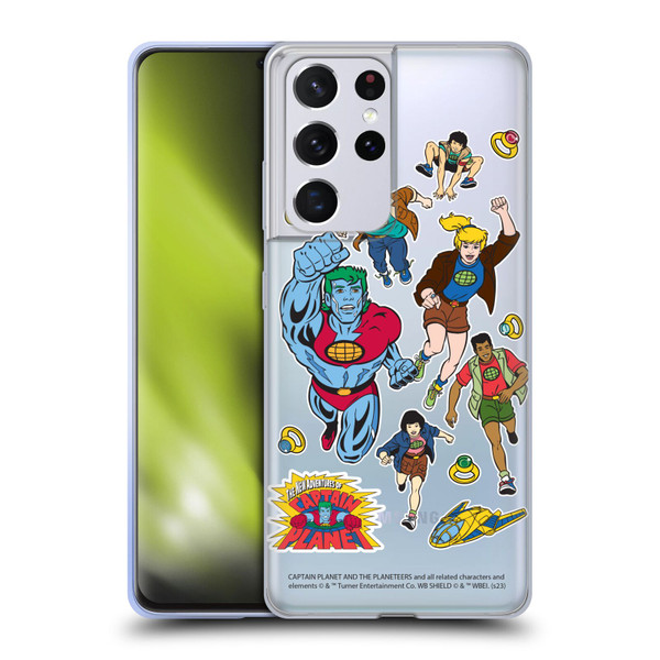 Captain Planet And The Planeteers Graphics Planeteers Soft Gel Case for Samsung Galaxy S21 Ultra 5G