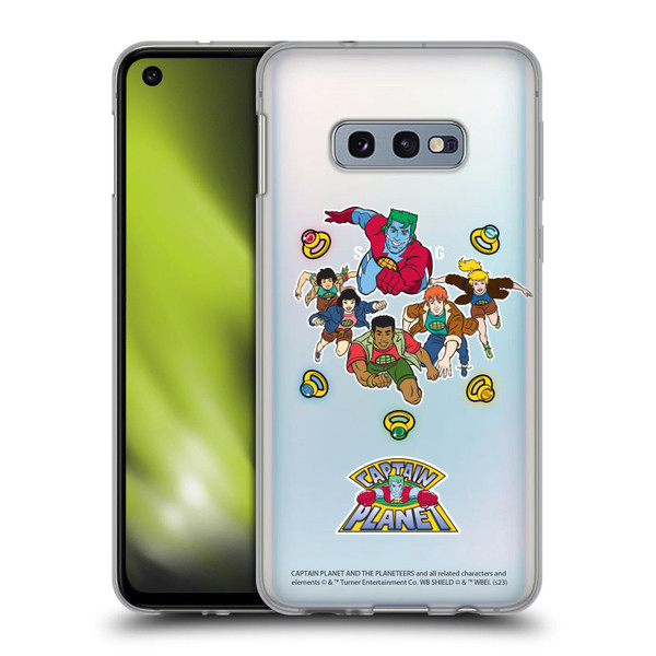 Captain Planet And The Planeteers Graphics Character Art Soft Gel Case for Samsung Galaxy S10e