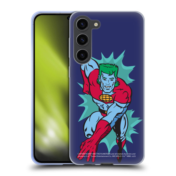 Captain Planet And The Planeteers Graphics Halftone Soft Gel Case for Samsung Galaxy S23+ 5G