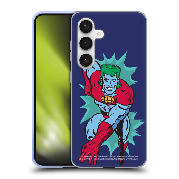 Captain Planet And The Planeteers Graphics Halftone Soft Gel Case for Samsung Galaxy S24 5G