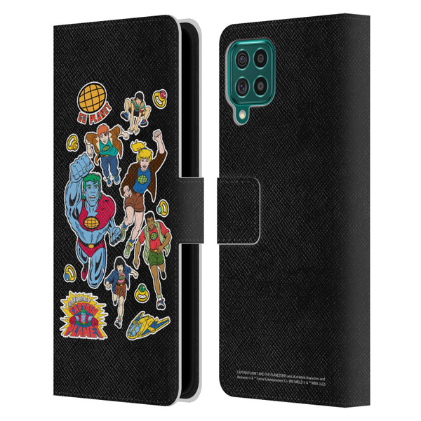 Captain Planet And The Planeteers Graphics Planeteers Leather Book Wallet Case Cover For Samsung Galaxy F62 (2021)
