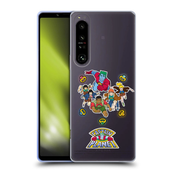 Captain Planet And The Planeteers Graphics Character Art Soft Gel Case for Sony Xperia 1 IV