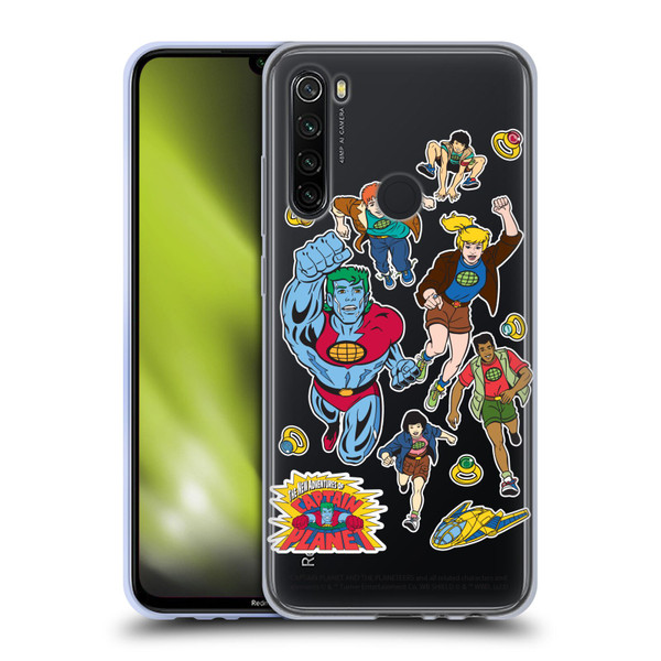 Captain Planet And The Planeteers Graphics Planeteers Soft Gel Case for Xiaomi Redmi Note 8T