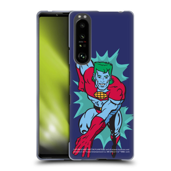 Captain Planet And The Planeteers Graphics Halftone Soft Gel Case for Sony Xperia 1 III