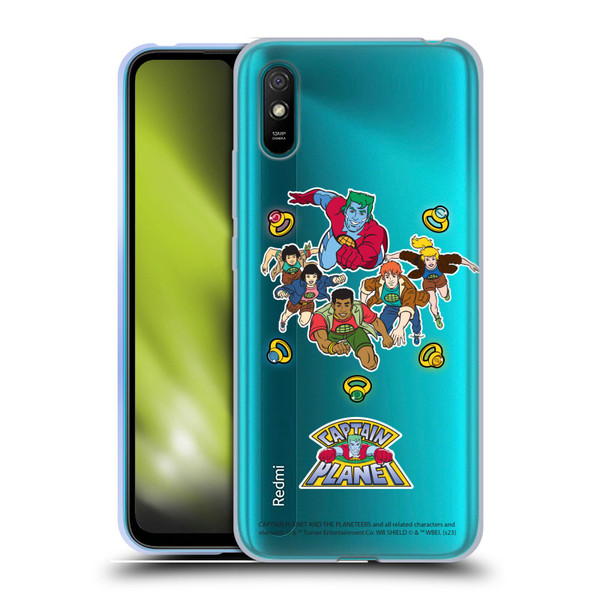 Captain Planet And The Planeteers Graphics Character Art Soft Gel Case for Xiaomi Redmi 9A / Redmi 9AT