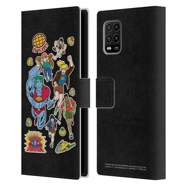 Captain Planet And The Planeteers Graphics Planeteers Leather Book Wallet Case Cover For Xiaomi Mi 10 Lite 5G