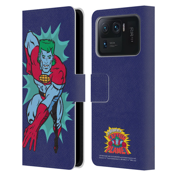 Captain Planet And The Planeteers Graphics Halftone Leather Book Wallet Case Cover For Xiaomi Mi 11 Ultra