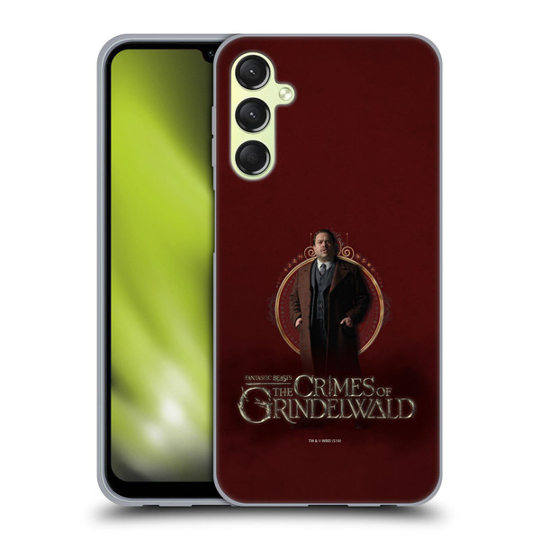 Fantastic Beasts The Crimes Of Grindelwald Character Art Jacob Kowalski Soft Gel Case for Samsung Galaxy A24 4G / M34 5G