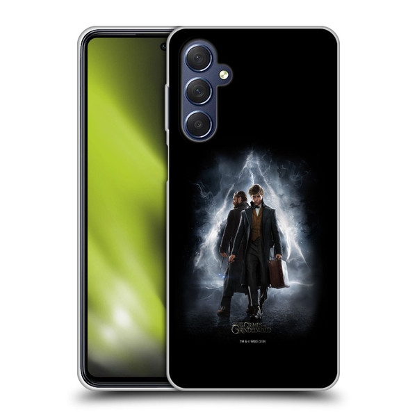 Fantastic Beasts The Crimes Of Grindelwald Key Art Newt & Albus Poster Soft Gel Case for Samsung Galaxy M54 5G