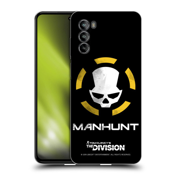 Tom Clancy's The Division Dark Zone Manhunt Logo Soft Gel Case for Motorola Moto G82 5G