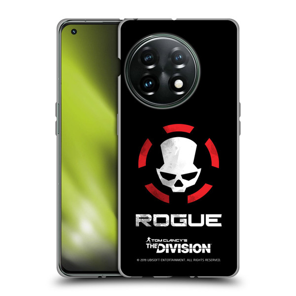 Tom Clancy's The Division Dark Zone Rouge Logo Soft Gel Case for OnePlus 11 5G