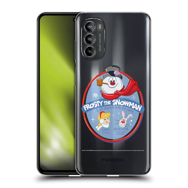 Frosty the Snowman Movie Key Art Frosty And Friends Soft Gel Case for Motorola Moto G82 5G