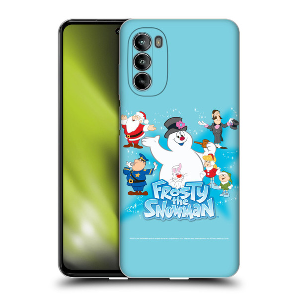 Frosty the Snowman Movie Key Art Group Soft Gel Case for Motorola Moto G82 5G