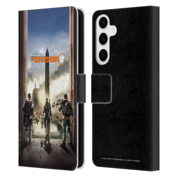 Tom Clancy's The Division 2 Characters Key Art Leather Book Wallet Case Cover For Samsung Galaxy S24+ 5G
