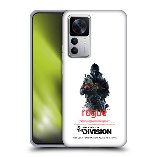Tom Clancy's The Division Dark Zone Rouge 2 Soft Gel Case for Xiaomi 12T 5G / 12T Pro 5G / Redmi K50 Ultra 5G