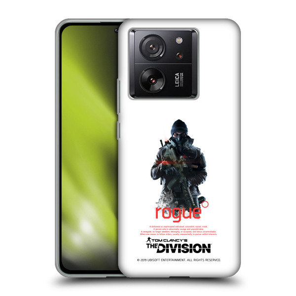 Tom Clancy's The Division Dark Zone Rouge 2 Soft Gel Case for Xiaomi 13T 5G / 13T Pro 5G