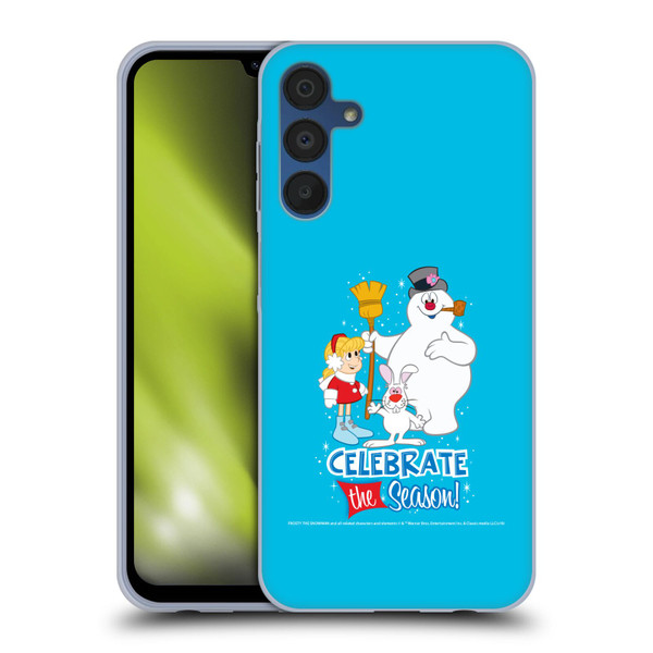 Frosty the Snowman Movie Key Art Celebrate Soft Gel Case for Samsung Galaxy A15