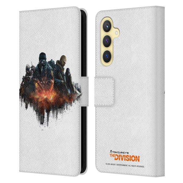 Tom Clancy's The Division Factions Group Leather Book Wallet Case Cover For Samsung Galaxy S23 FE 5G